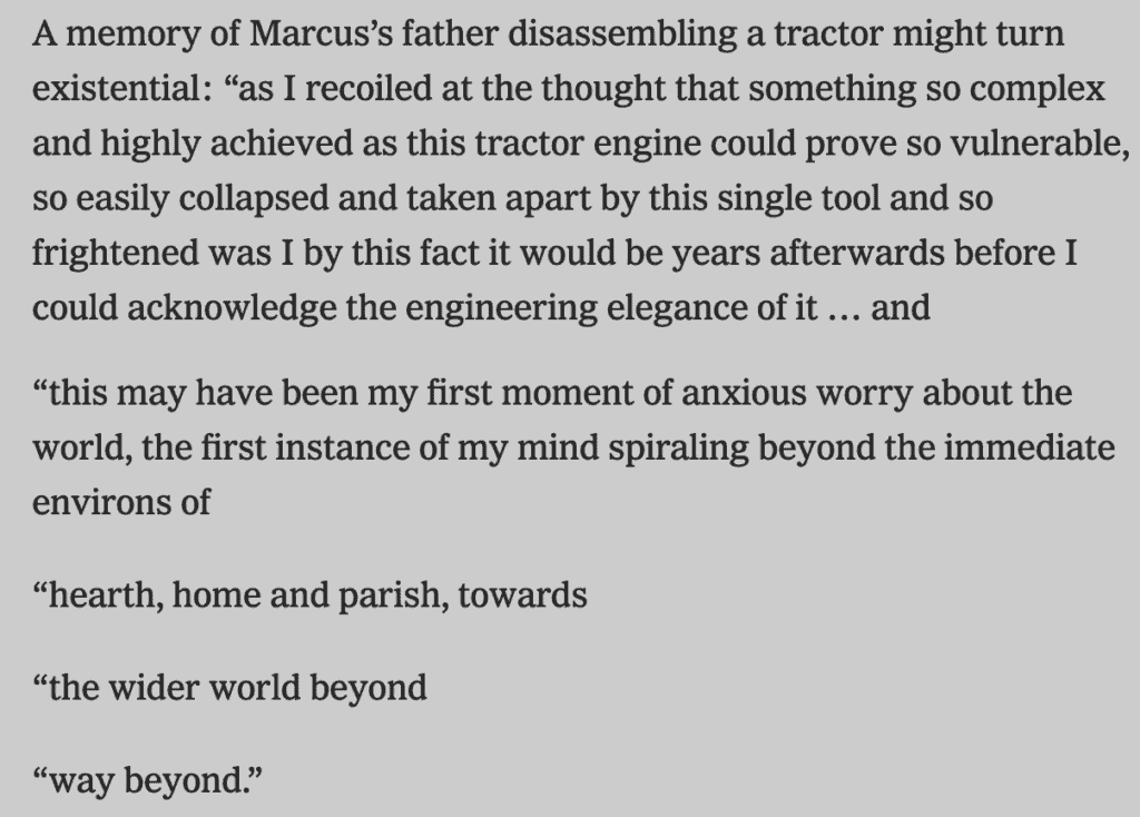 A memory of Marcus' father for Writing Prompts