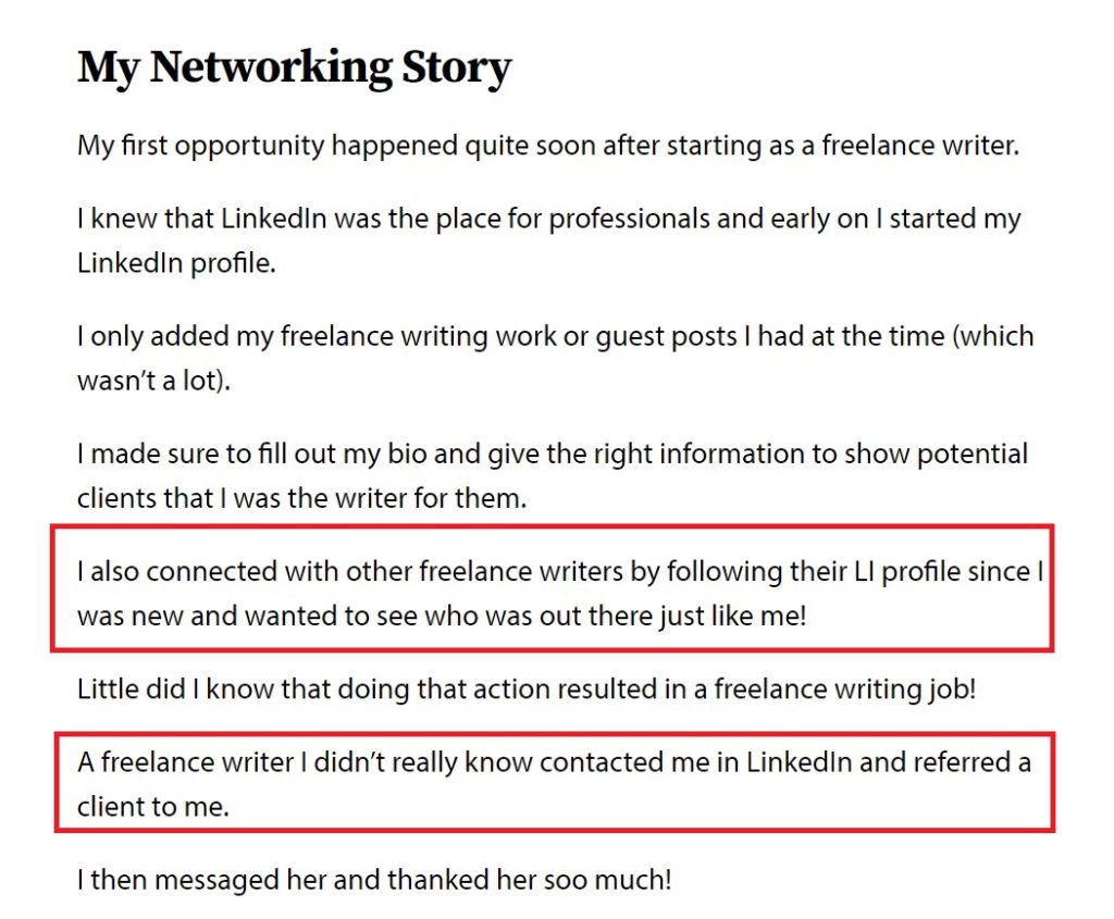 My Networking Story
