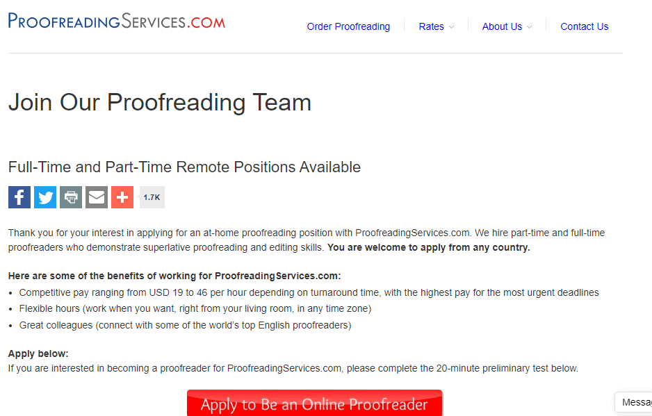 Proofreading Services