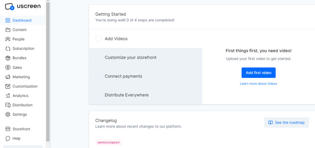 Unscreen Video Hosting Website