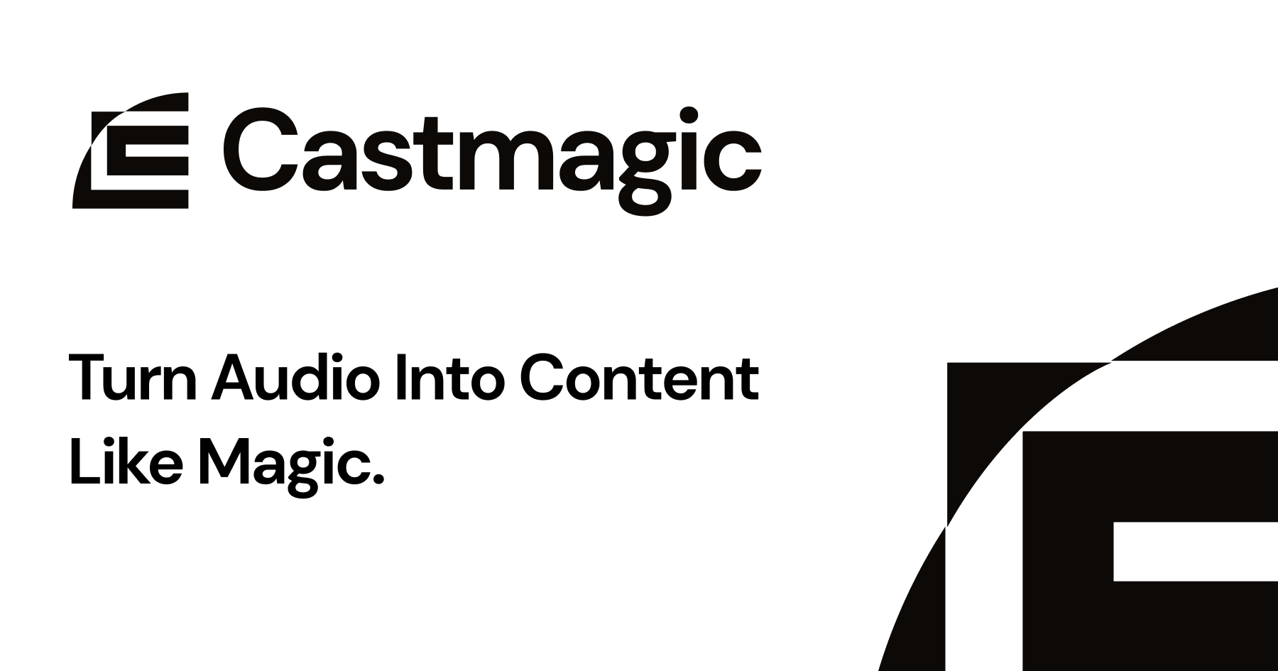 Castmagic AI podcast repurposing tool