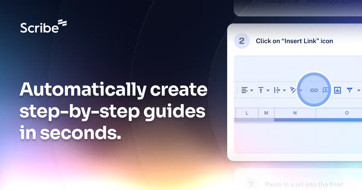 Scribe step-by-step guide tool screenshot