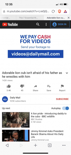 A screenshot from a video by Daily Mail UK to Make Money on YouTube